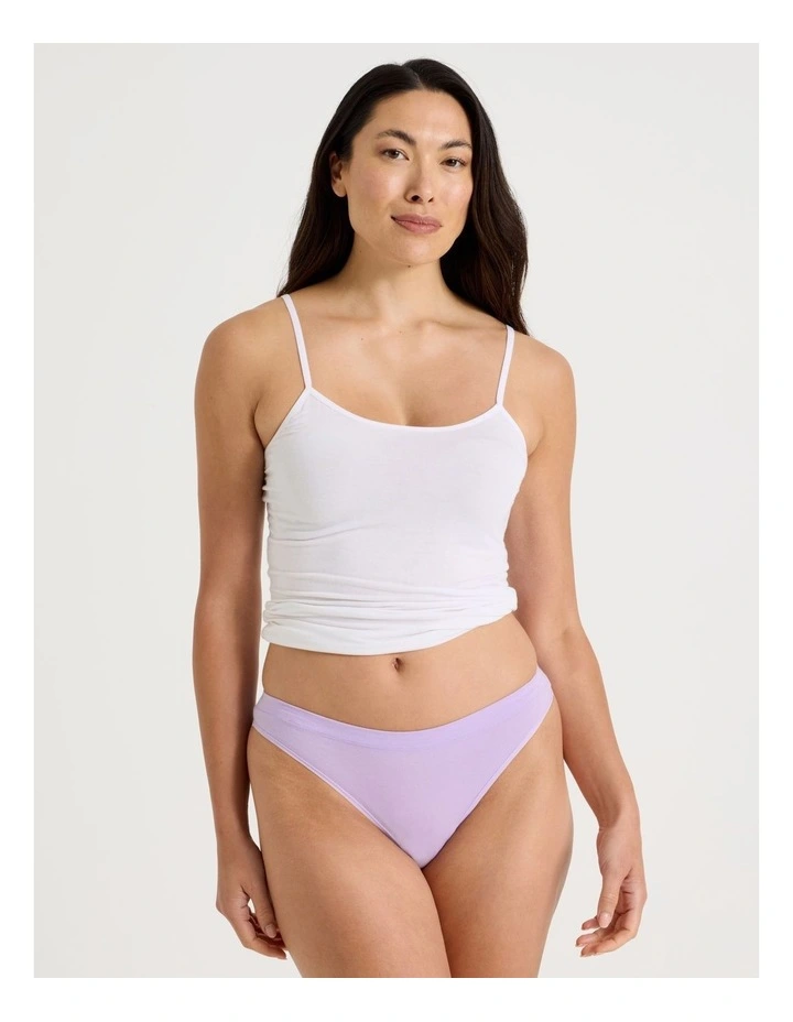 Organic Cotton G-string in Lilac image 3