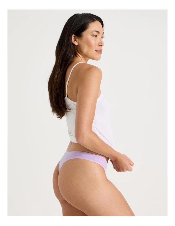 Organic Cotton G-string in Lilac image 5