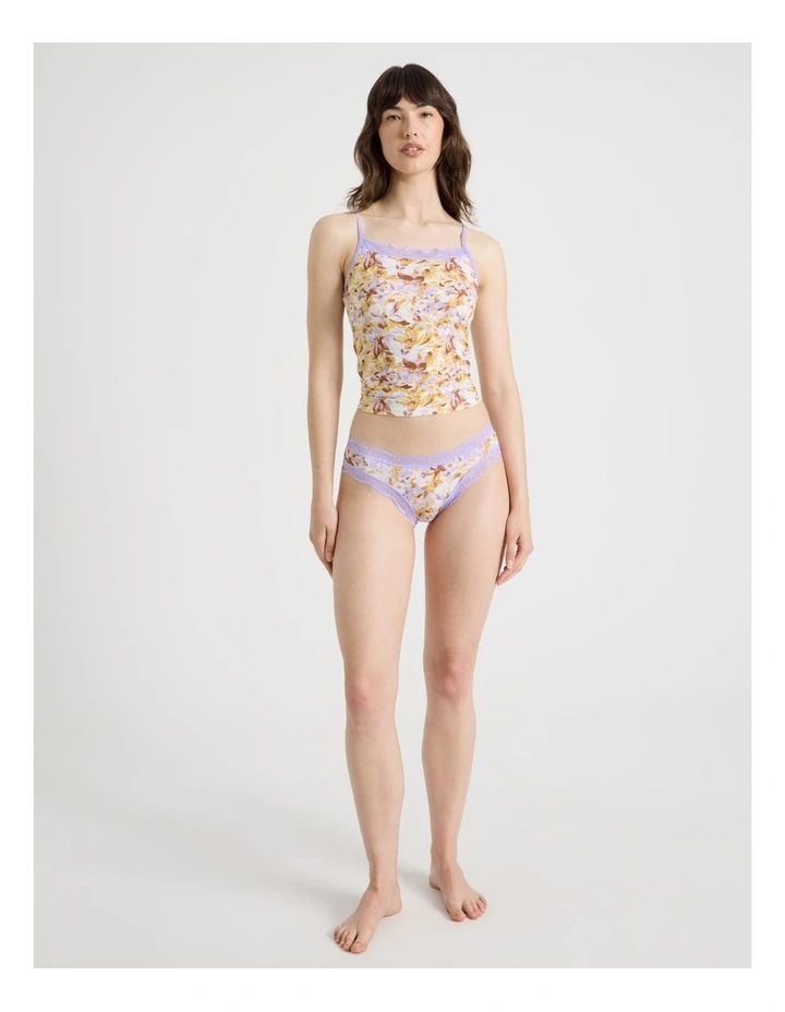 Everyday Lace Bikini Brief in Vintage Floral Print image 3