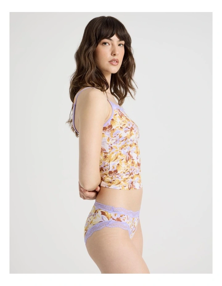 Everyday Lace Bikini Brief in Vintage Floral Print image 5