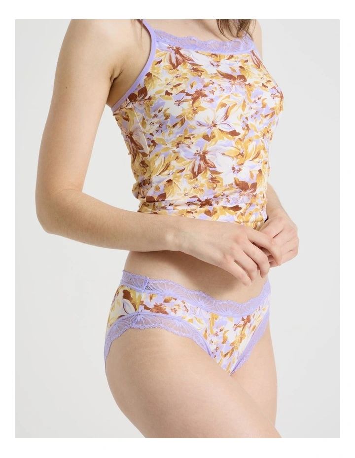 Everyday Lace Bikini Brief in Vintage Floral Print image 6