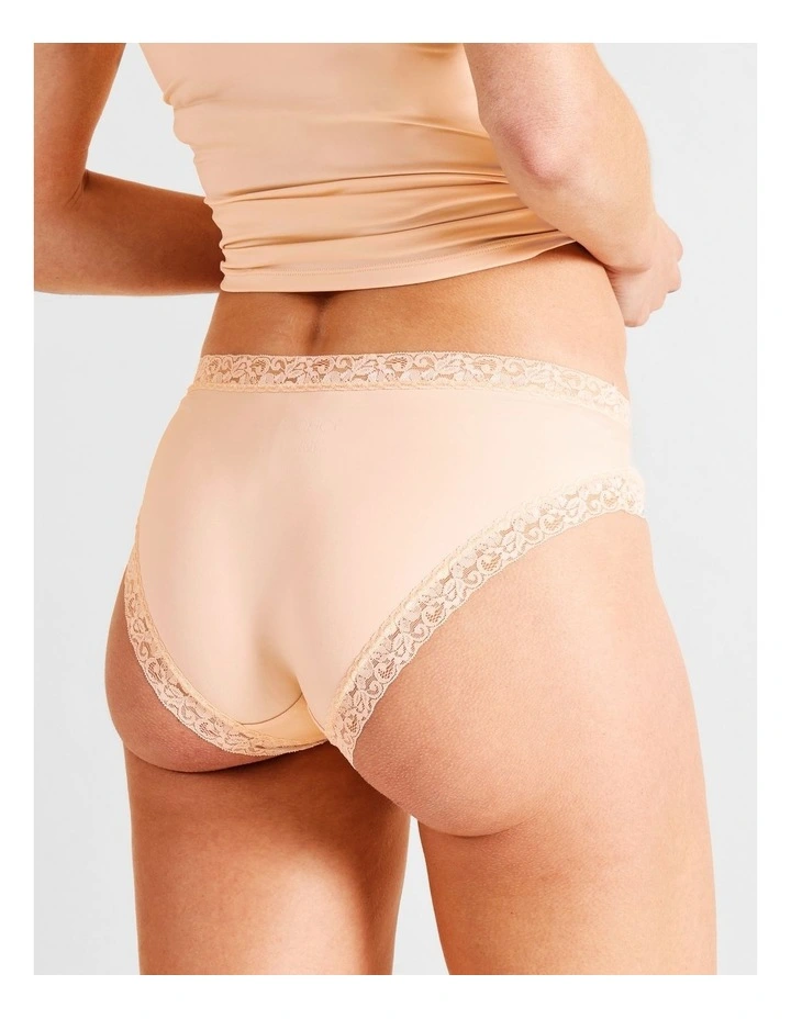 Everyday Lace Bikini Brief in Beige image 4