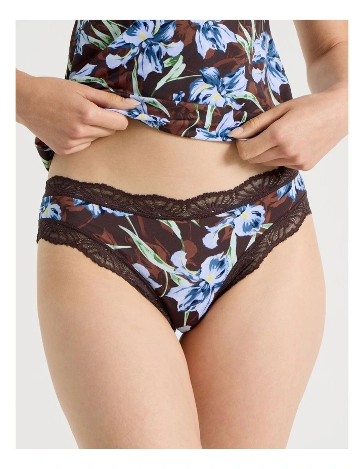 Everyday Lace Bikini in Dark Mauve image 1