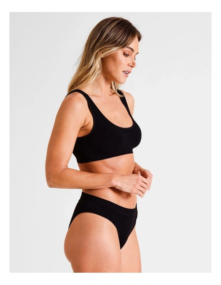 Seamless Bikini in Black image 1
