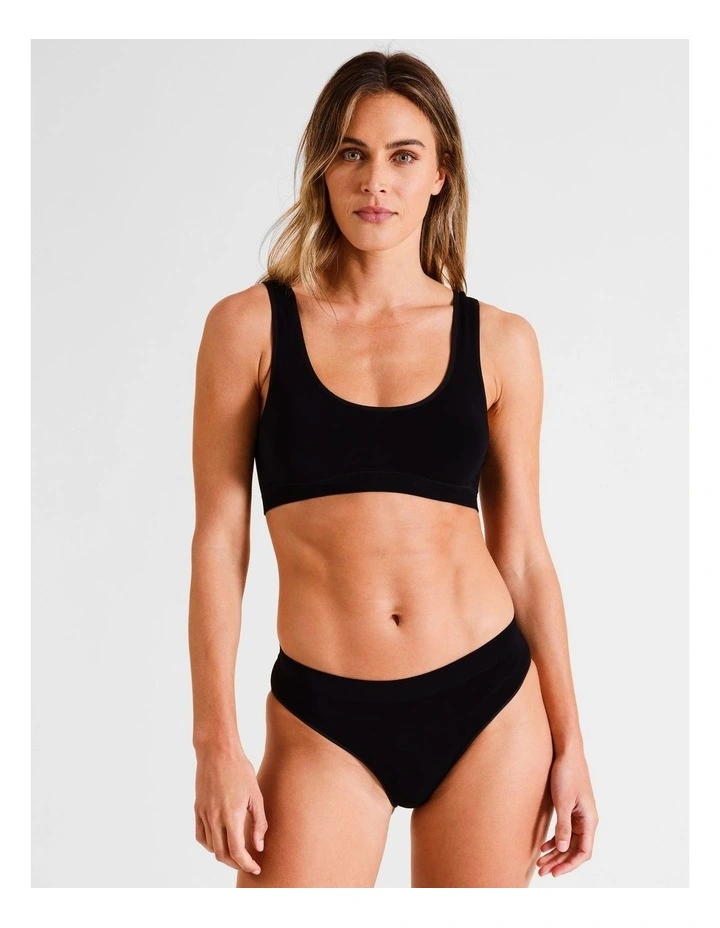 Seamless Bikini in Black image 4