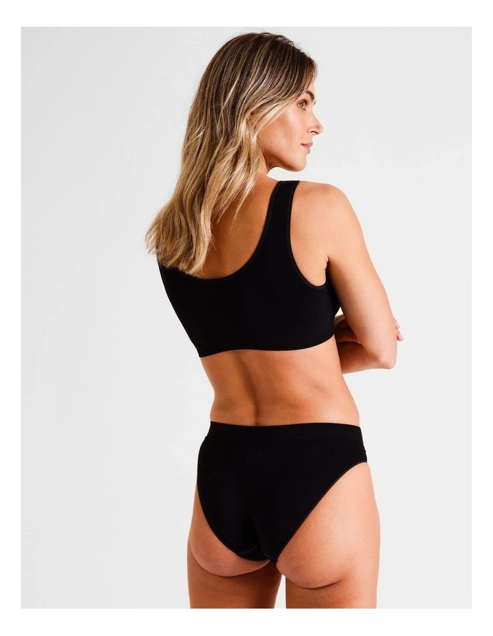 Seamless Bikini in Black image 5
