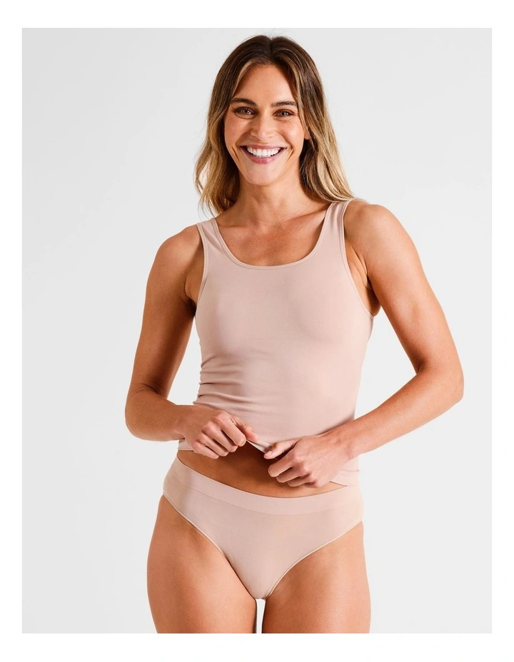 Seamless Bikini in Beige image 1