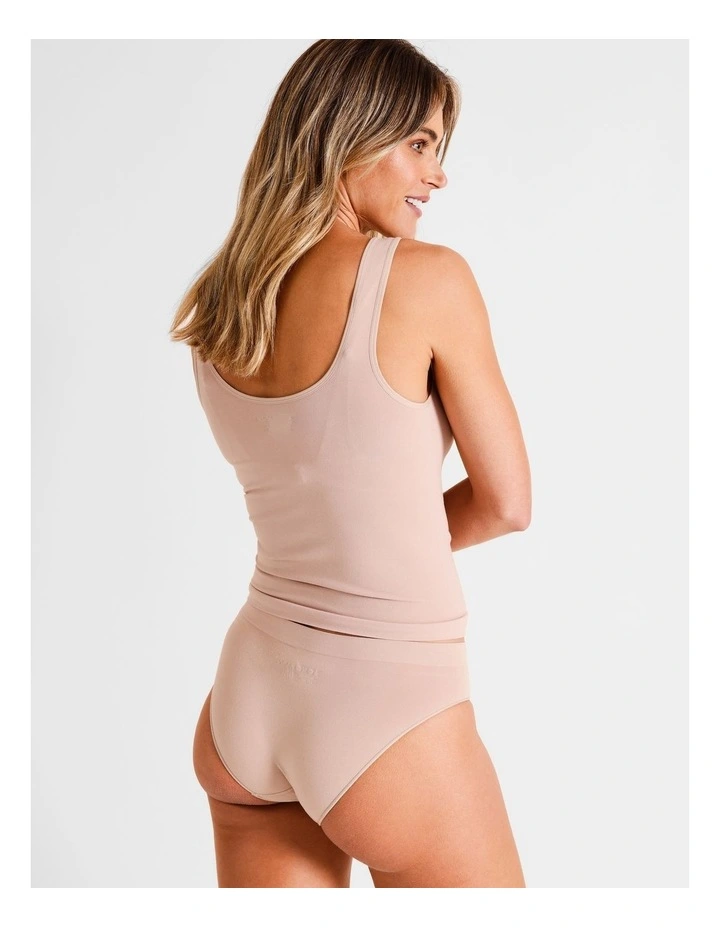 Seamless Bikini in Beige image 6