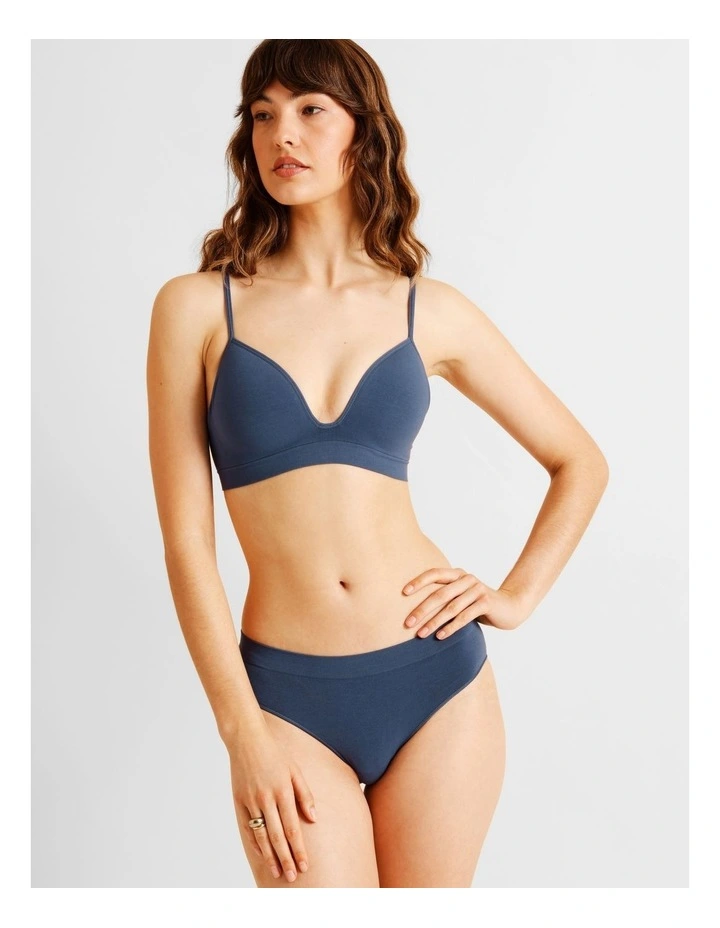 Seamless Bikini in Blue image 2