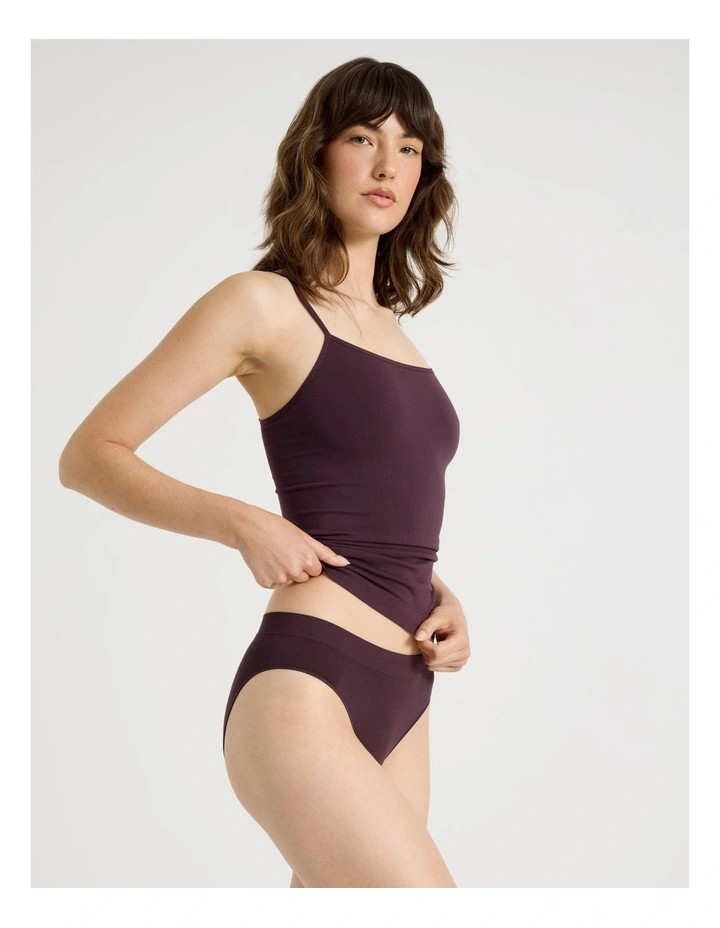 Seamless Bikini in Mauve image 3