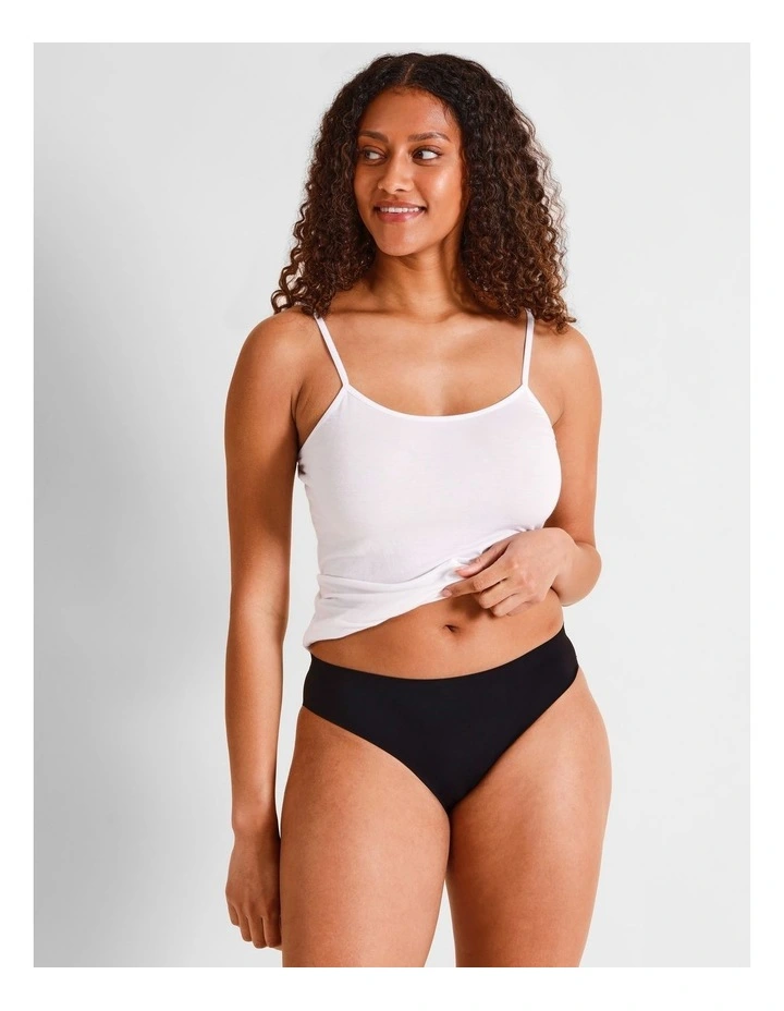 Smooth Fit Bikini in Black image 1