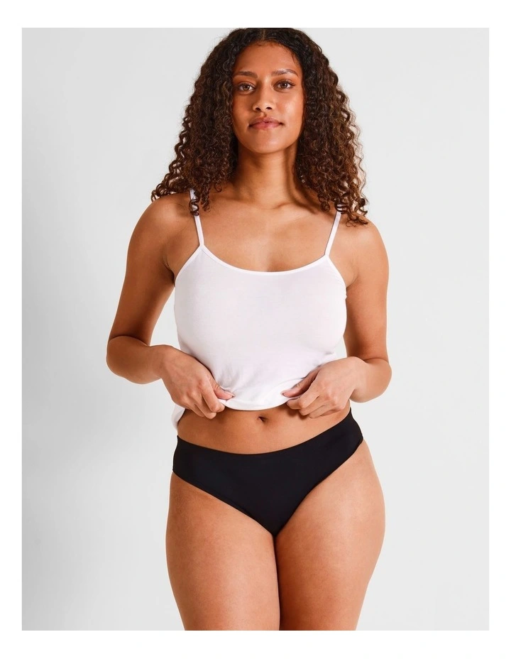 Smooth Fit Bikini in Black image 3