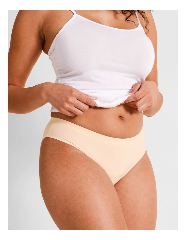 Smooth Fit Bikini in Beige image 2