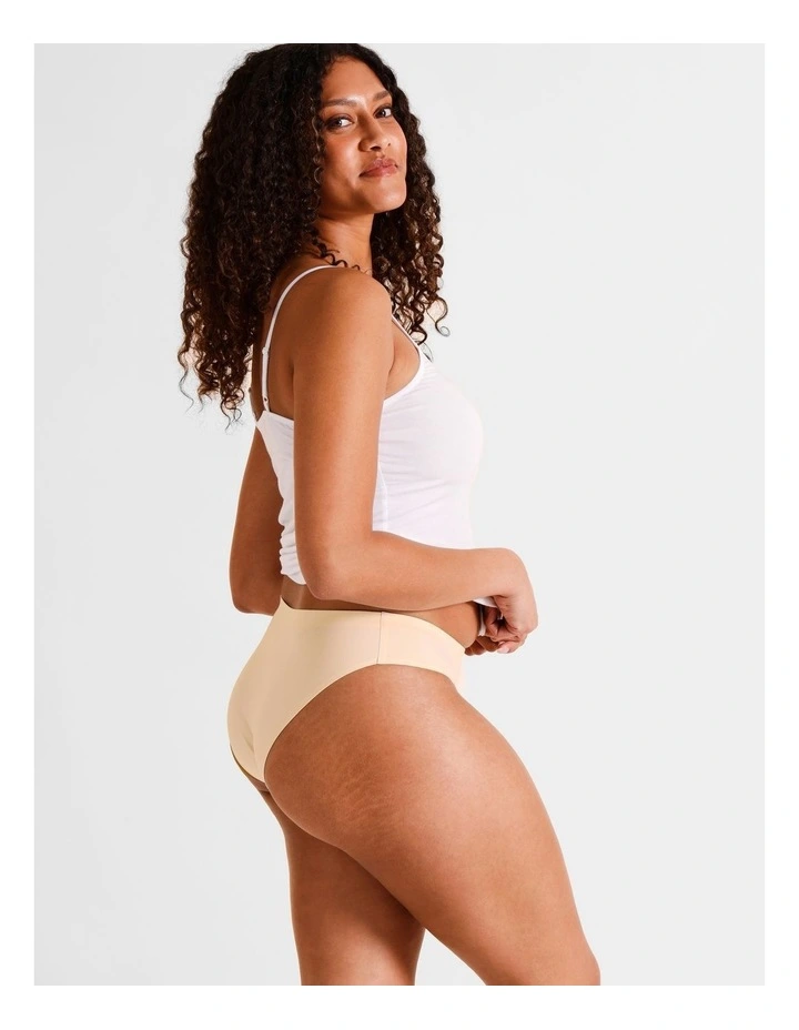 Smooth Fit Bikini in Beige image 4