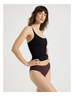 Smooth Fit Bikini in Dark Mauve