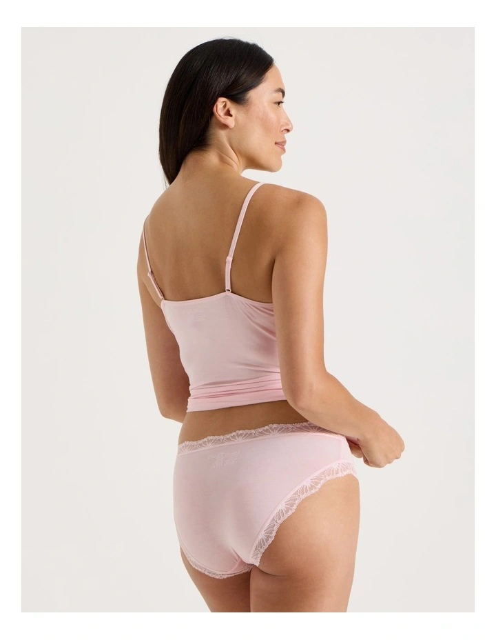 Lace Modal Bikini in Light Pink image 4