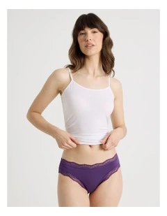 Everyday Lace Modal Bikini in Purple
