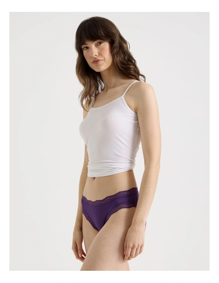 Everyday Lace Modal Bikini in Purple image 3