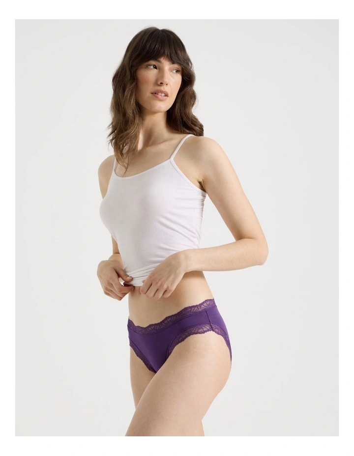 Everyday Lace Modal Bikini in Purple image 5