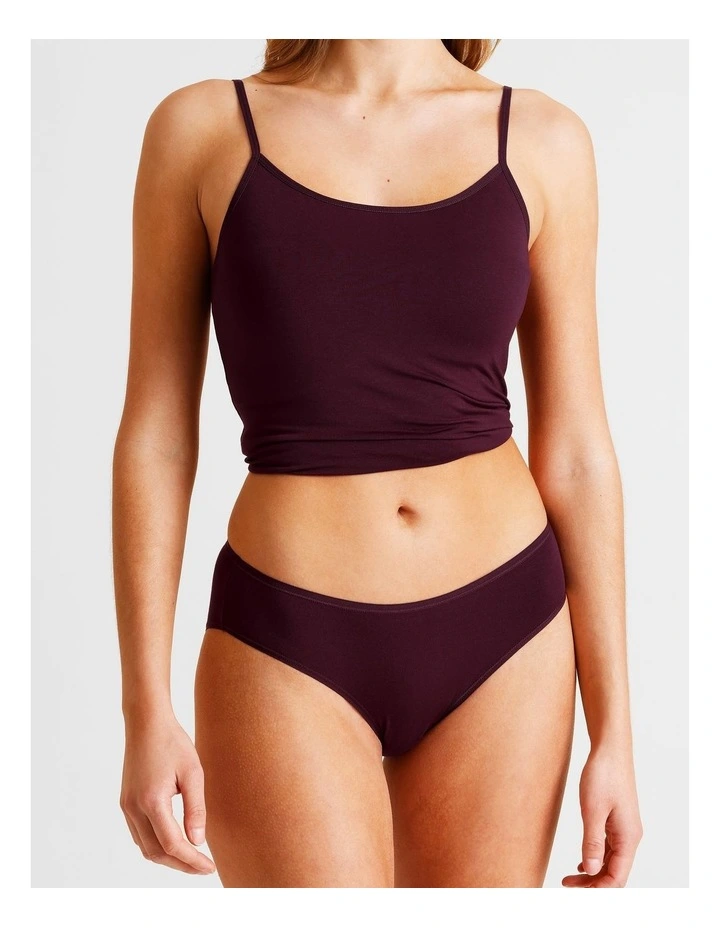 Soho Modal Bikini in Plum image 3