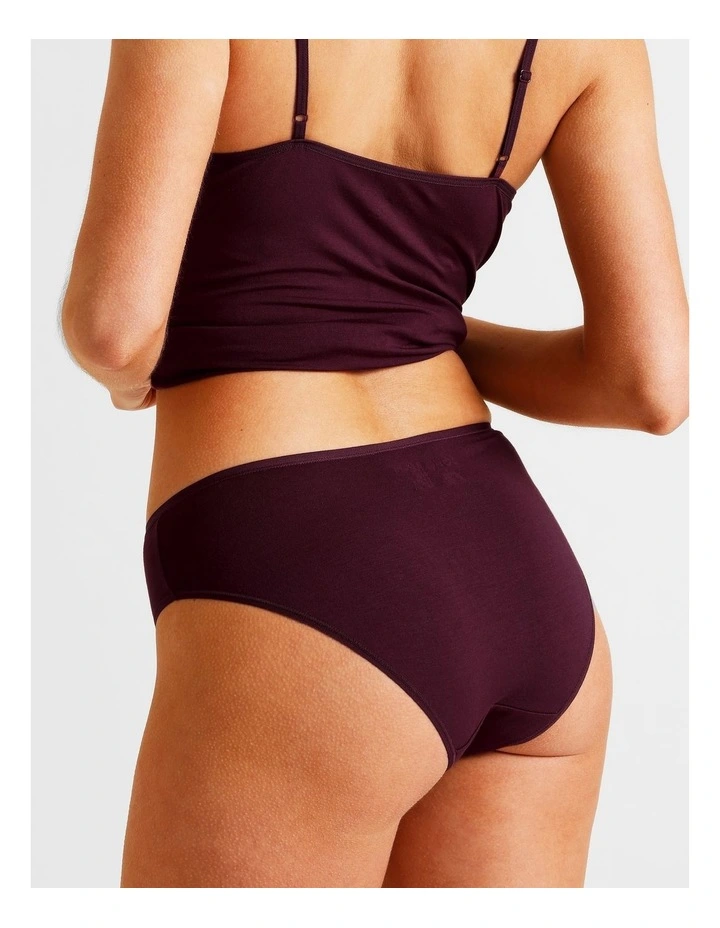 Soho Modal Bikini in Plum image 5