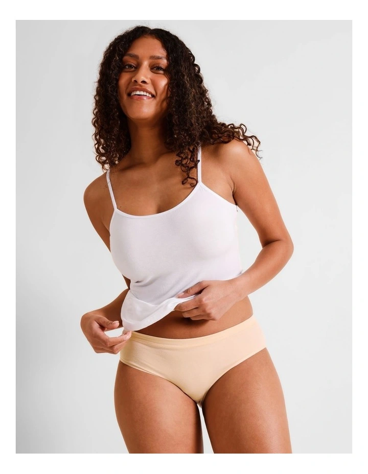 Organic Cotton Bikini in Beige image 1