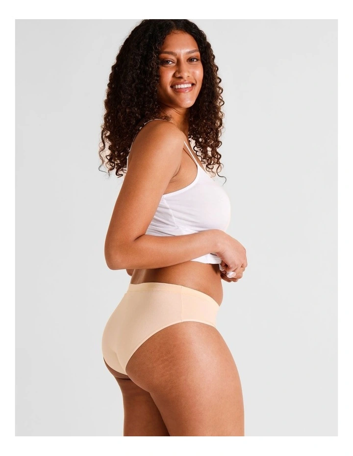 Organic Cotton Bikini in Beige image 3