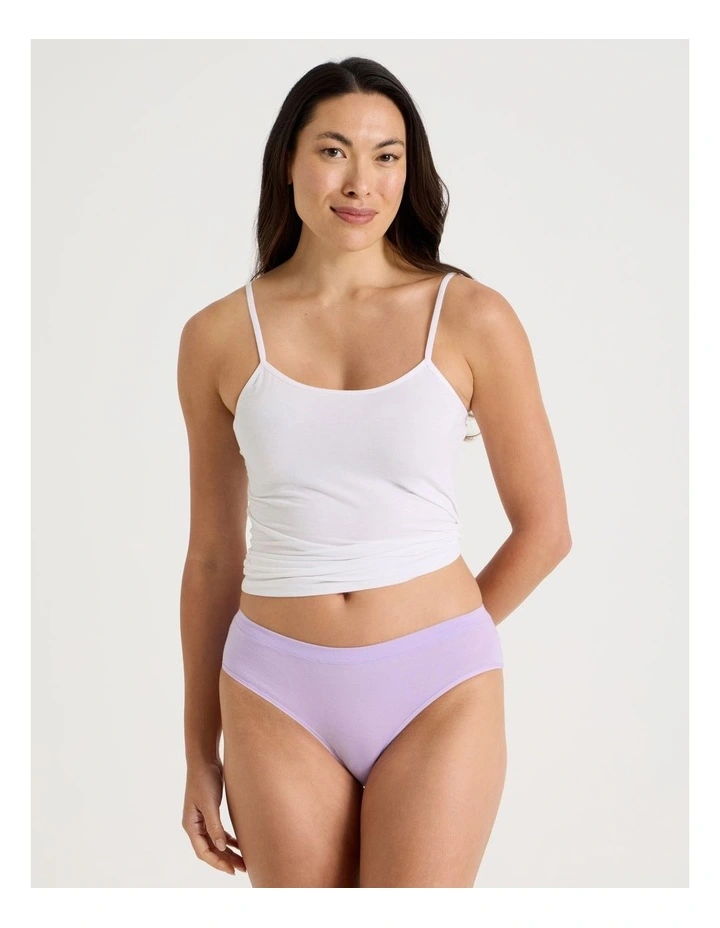 Organic Cotton Bikini in Lilac image 3