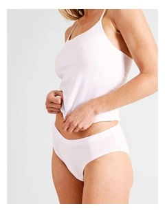 Organic Cotton Bikini in White