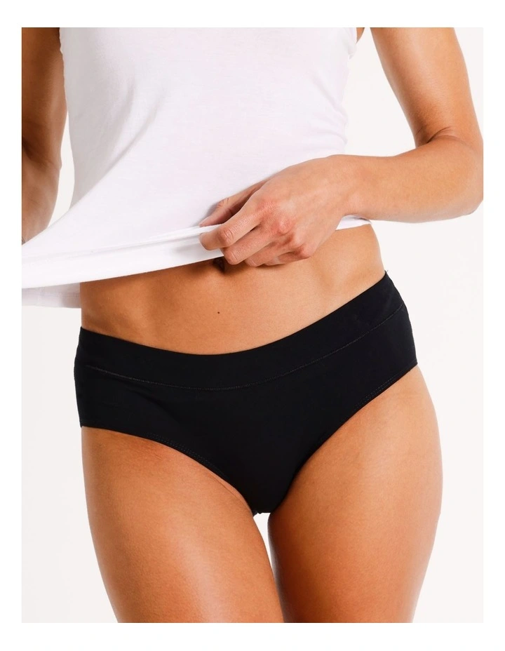 2 Pack Organic Cotton Boyleg in Black image 2