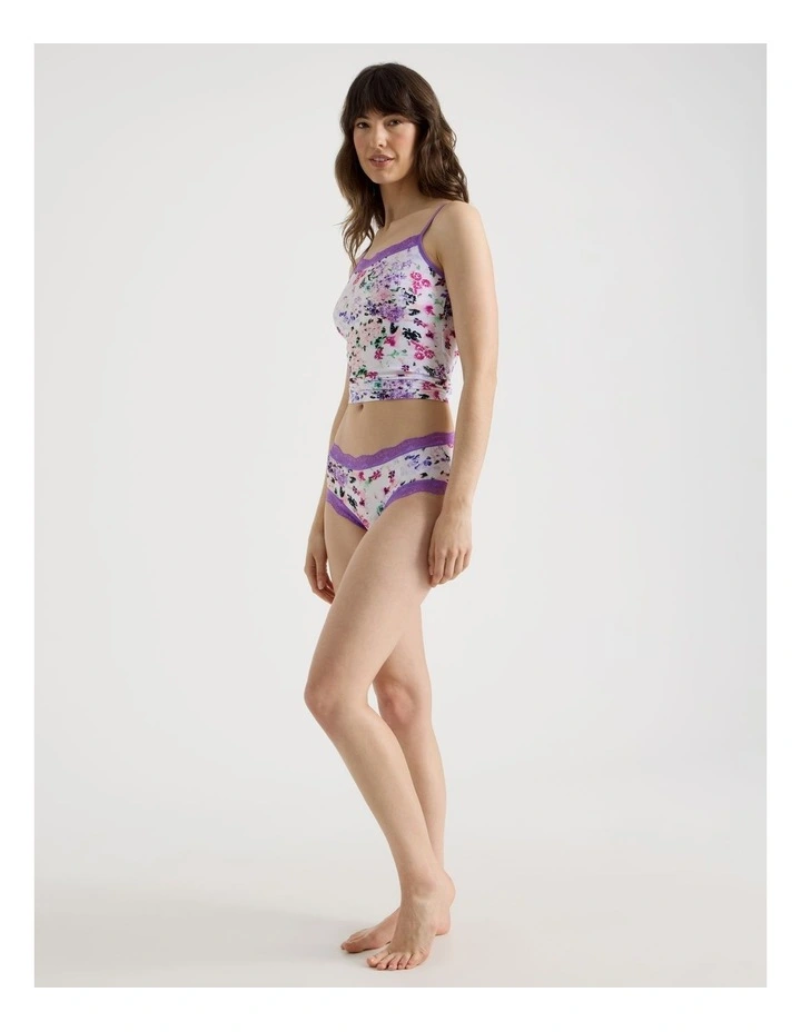 Everyday Lace Boyleg Brief in Purple image 1