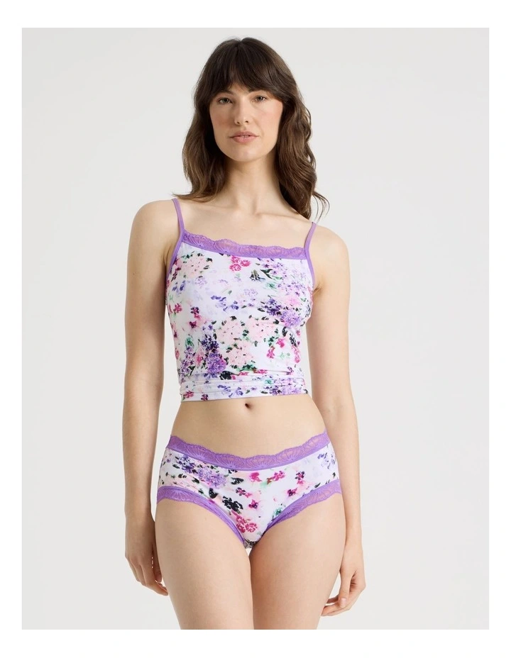 Everyday Lace Boyleg Brief in Purple image 3