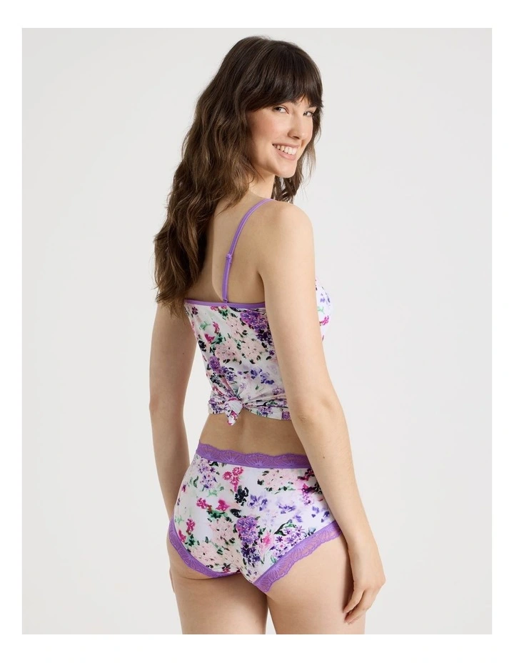 Everyday Lace Boyleg Brief in Purple image 5