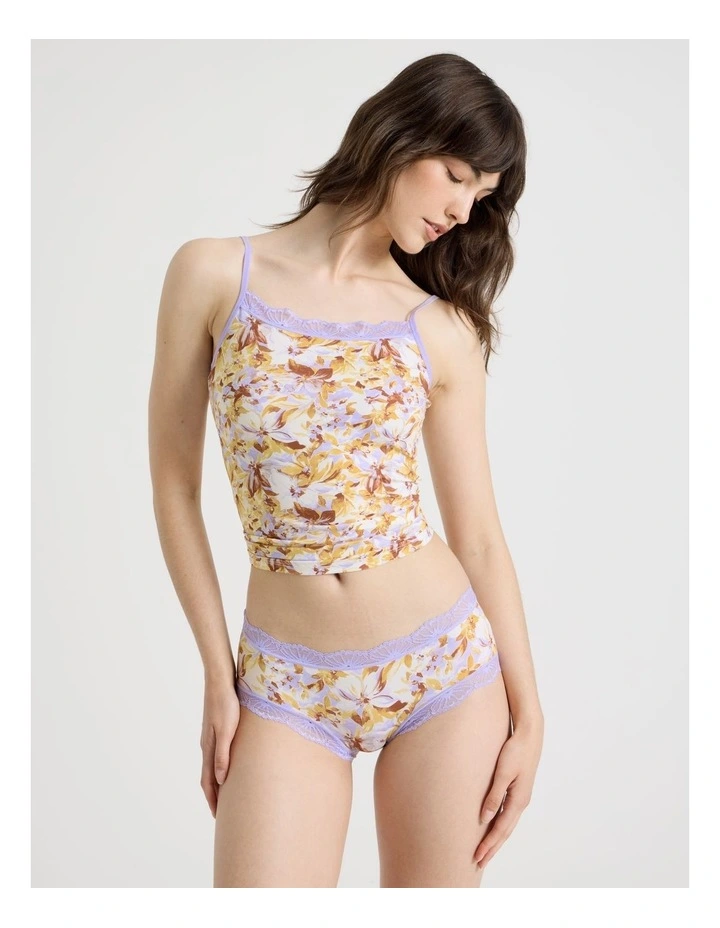 Everyday Lace Boyleg Briefs in Vintage Floral Print image 1