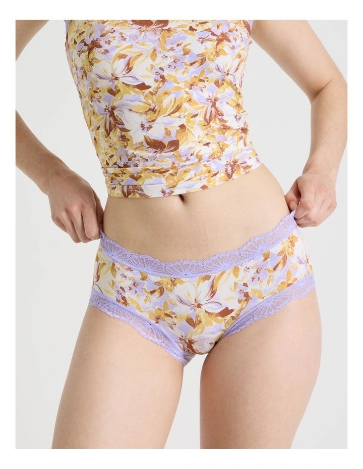 Everyday Lace Boyleg Briefs in Vintage Floral Print image 2