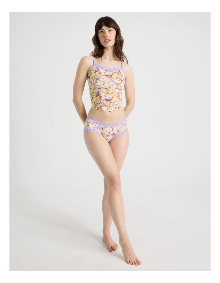 Everyday Lace Boyleg Briefs in Vintage Floral Print image 3