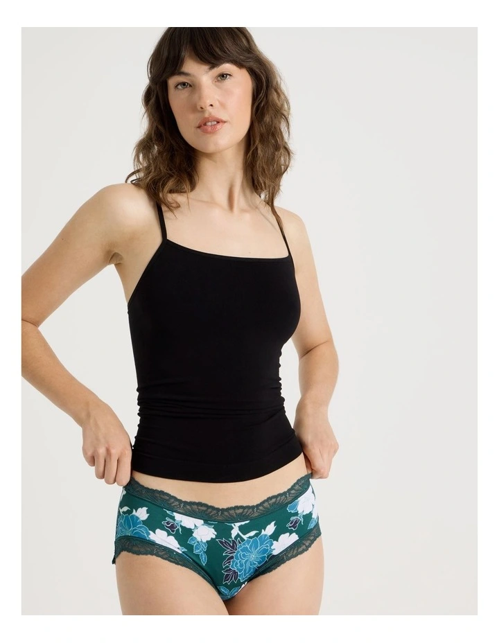 Everyday Lace Boyleg Brief in Green image 5