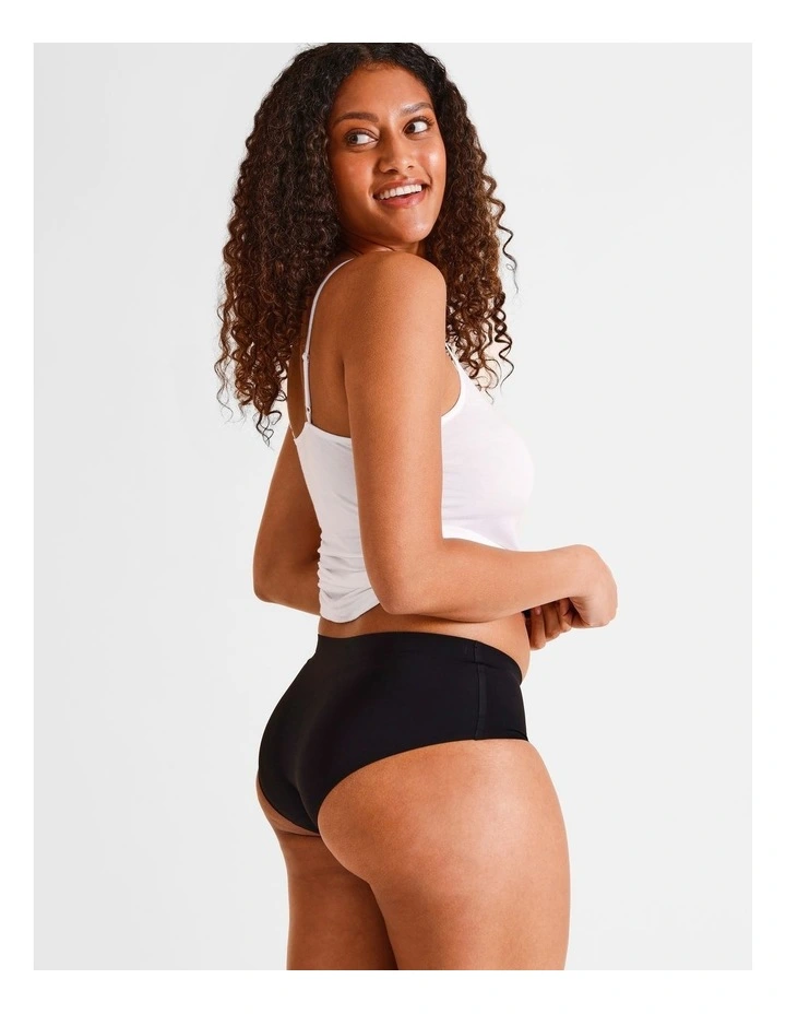 Smooth Fit Boyleg Brief in Black image 4