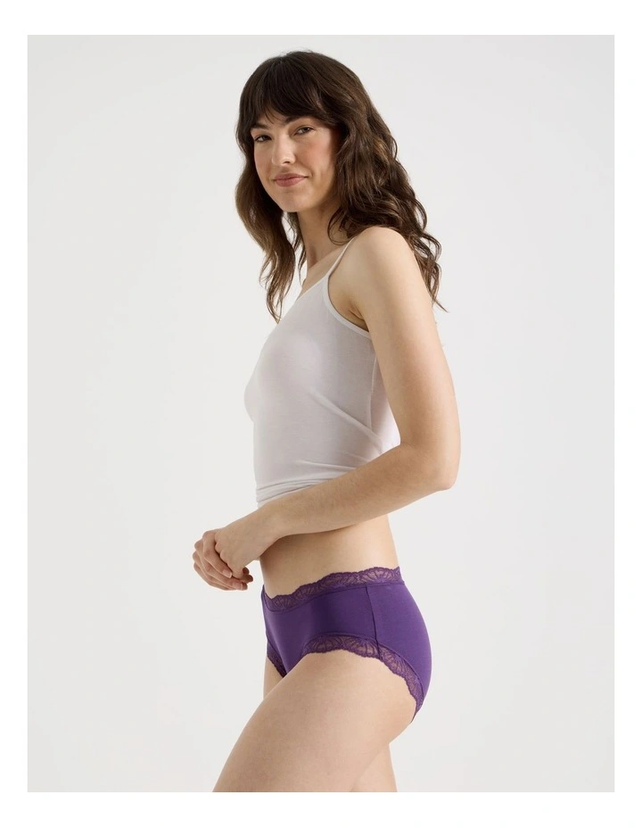 Everyday Lace Modal Boyleg in Purple image 6