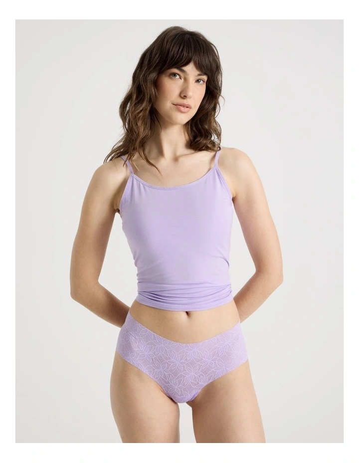Flora Lace Boyleg in Purple image 1