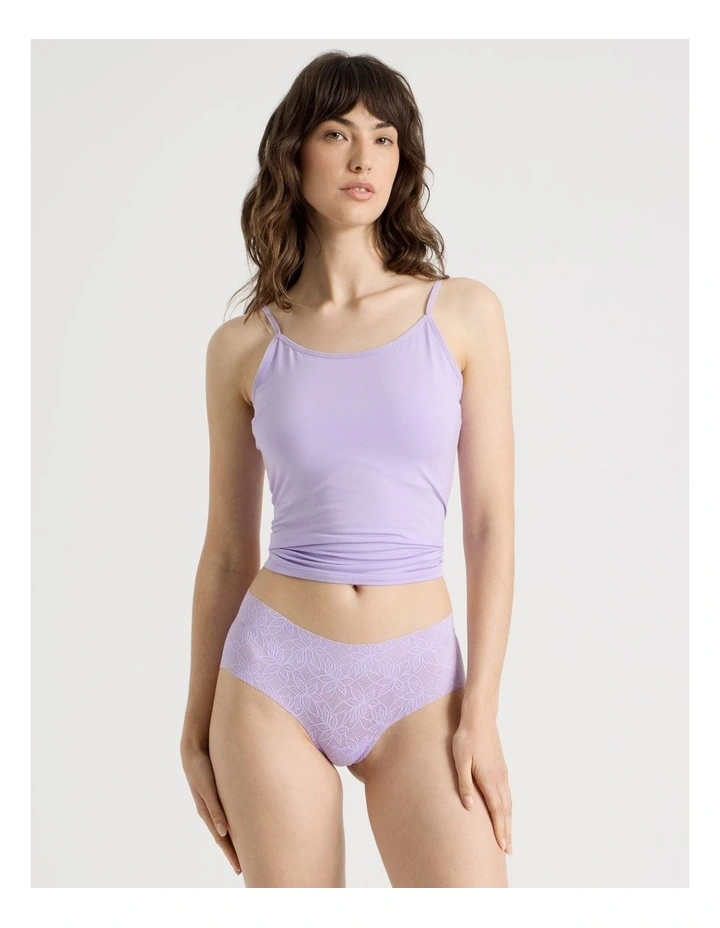 Flora Lace Boyleg in Purple image 3