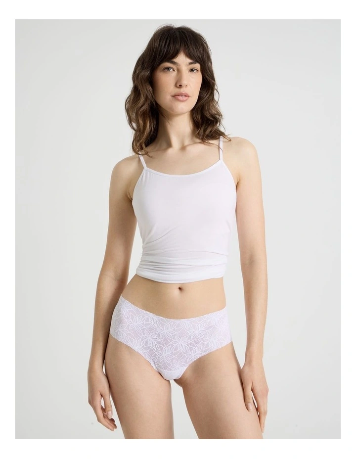 Flora Lace Boyleg in Ivory image 1