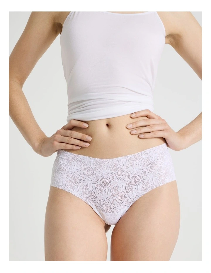 Flora Lace Boyleg in Ivory image 2