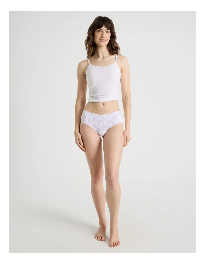 Flora Lace Boyleg in Ivory image 3