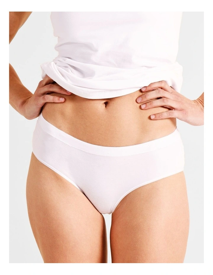 Organic Cotton Boyleg in White image 2