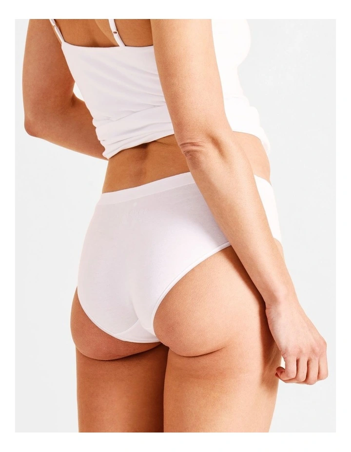 Organic Cotton Boyleg in White image 3