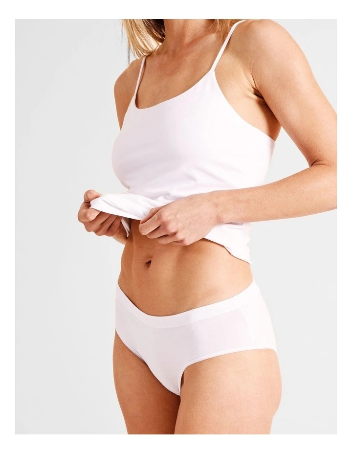 Organic Cotton Boyleg in White image 4