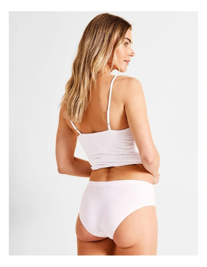 Organic Cotton Boyleg in White image 5