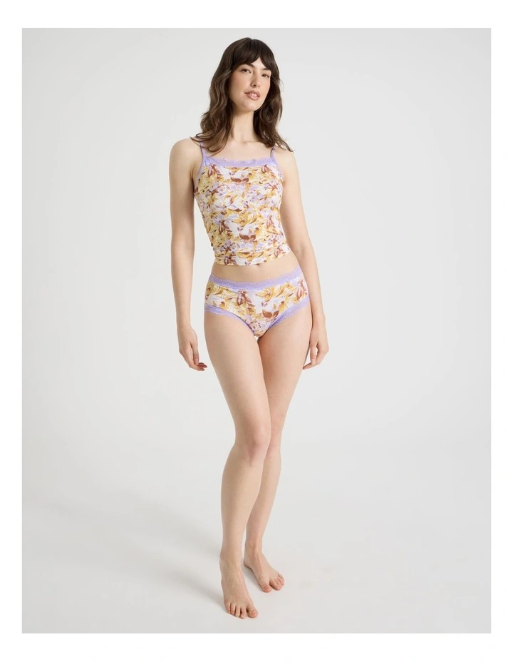 Everyday Lace Full Brief in Floral image 3