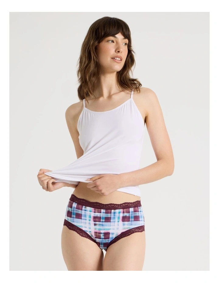 Everyday Lace Full Brief in Assorted image 2